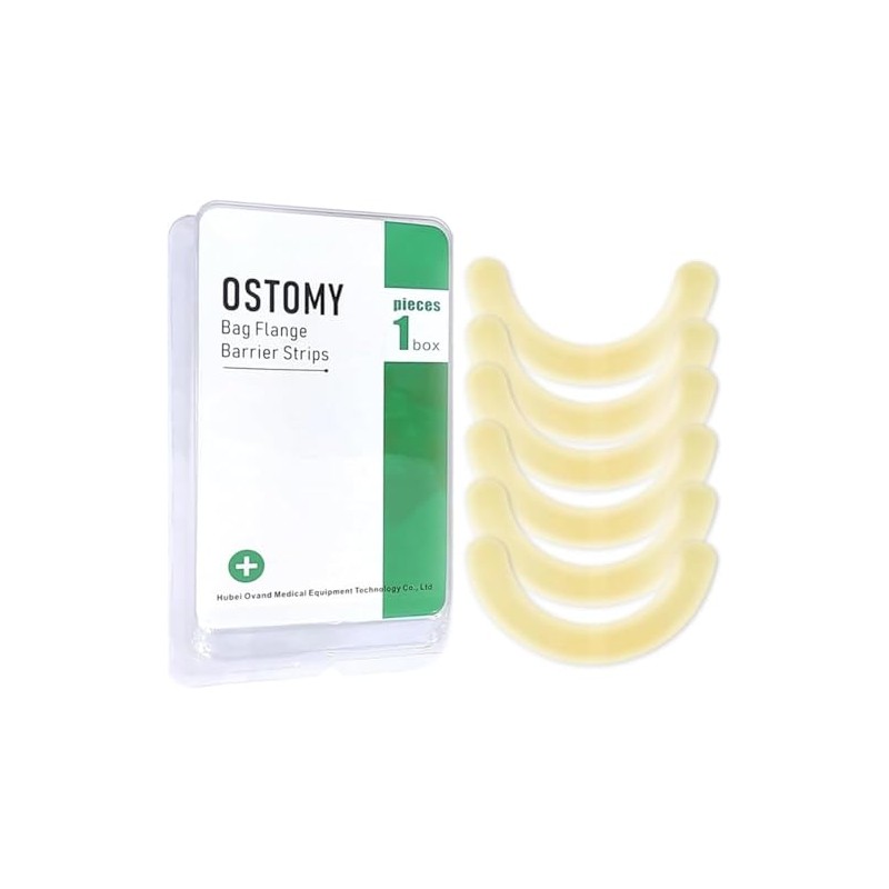 20Pcs ZnnaYoha Stoma Barrier Strips, Medical Grade Hydrocolloid Skin Extender