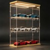 Acrylic Display Case for with LED Light Top Collectibles