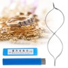 30pcs Metal Jewelry Cored Rod with Jewelry Cross Locking Tweezers