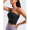 CRZ YOGA Butterluxe One Strap Longline Sports Bra for Women