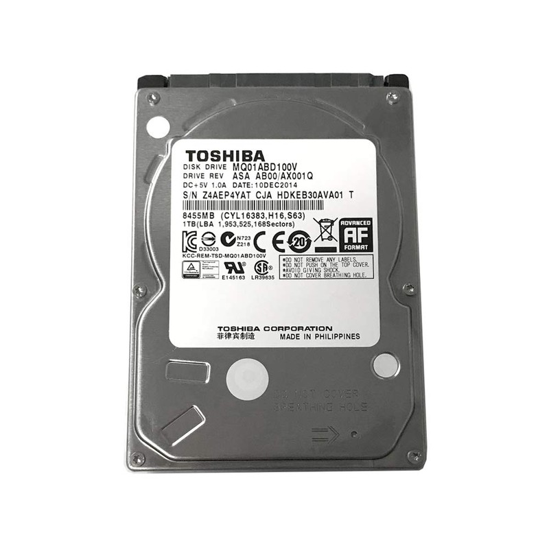 Toshiba 1TB 5400RPM 8MB Cache SATA 3.0Gb/s 2.5 inch Notebook
