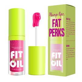 Tiejdhr 8 Colors Lip Oil Lip Glaze, Hydrating Lip Glow Oil Big Brush Head Shiny Moisturizing Lip Gloss, Long Lasting Non-sticky Fresh Transparent Tinted Plumping Lip Oil (# 03)