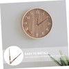 Tofficu 1 Set Wooden Clock Hands Replacement DIY Wall Clock