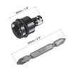 TOP-VIGOR 1/2" Square Drive to 1/4" Hex Socket Adapter Drill