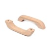 Mysummer 5PCS Wooden Handles for Cabinet Solid Handle Unfinished for