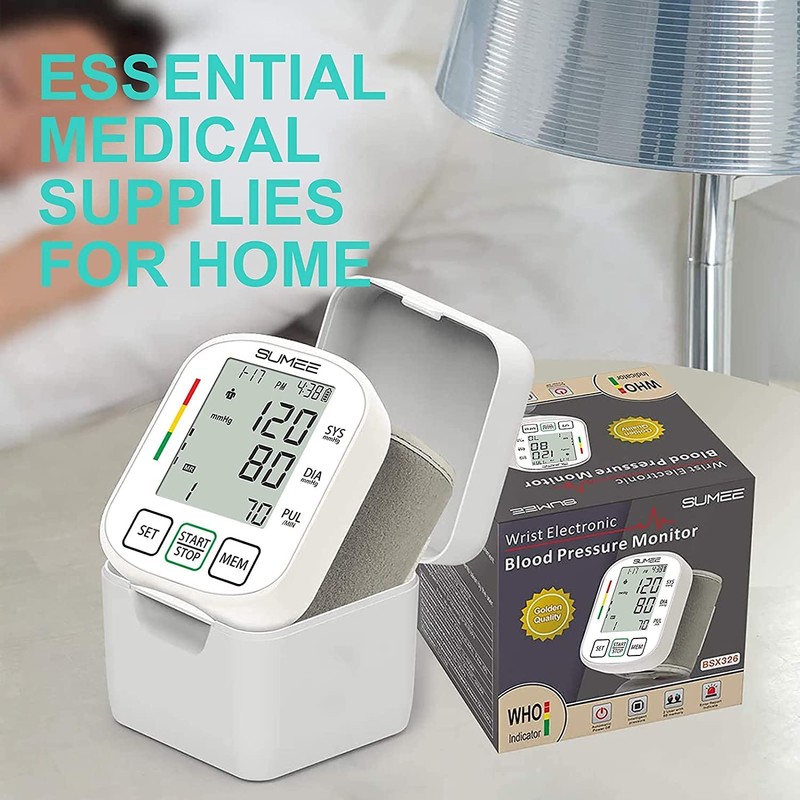 Wrist Blood Pressure Monitor,Accurate Automatic Digital BP Machine,with Irregular Heartbeat