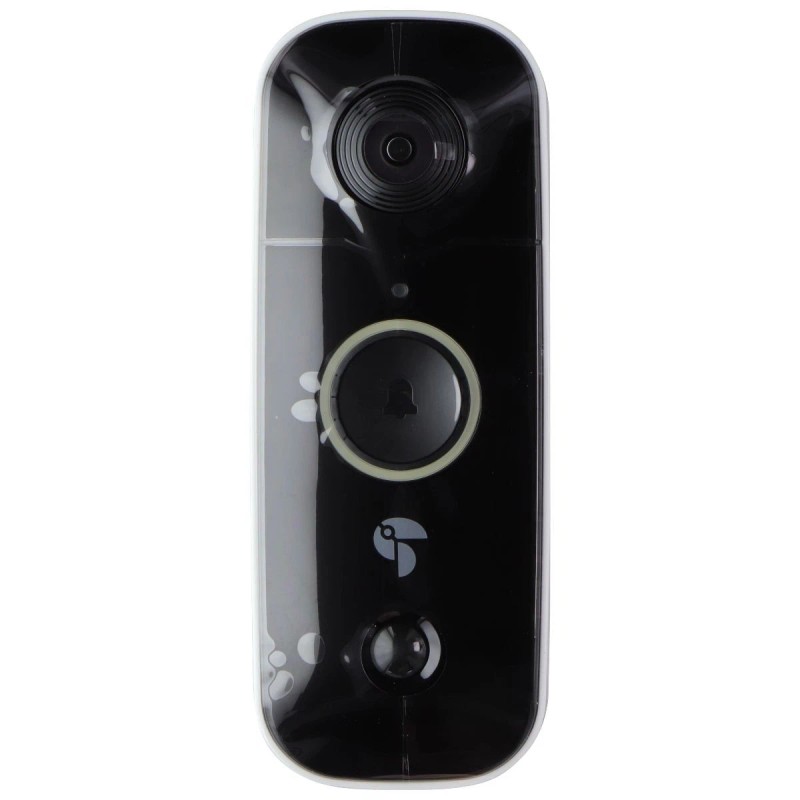 Toucan Wireless and Waterproof Live Feed Video Doorbell with Chime