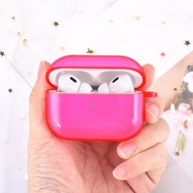 KOREDA Protective Cover for AirPods Pro 2nd Generation/1st Generation, Soft Clear Shockproof and Anti-Fingerprint Case with Keychain for AirPods Pro