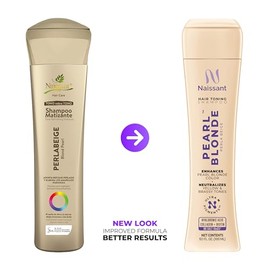 Naissant Purple Shampoo Blond Pearl Perla Beige, 10.1 fl. oz.