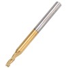 5Pcs 3Flute Flat End Milling Cutter Round Shank TiPlated Accessories