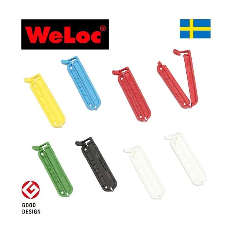 WeLoc CLIP-it PA50B2, 2.0 inches (50 mm) x 8 Piece