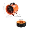 GDAE10 Utility Blower Fan 10 Inches Exhaust Axial Hose Fan
