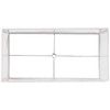 White Large Rectangular Hardback Lamp Shade 16" Wide x 8"