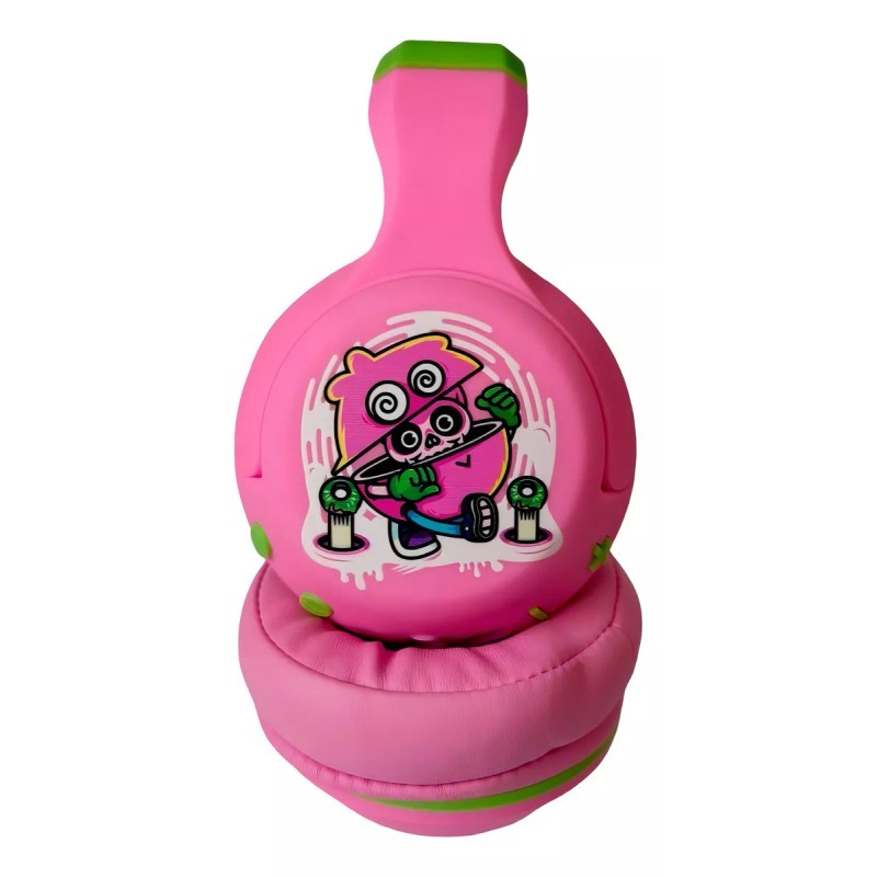 Maíz Audifonos Diadema Bluetooth Inalambricos Radio Fm Niños Color Azul
