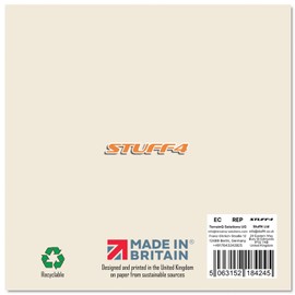 Meerkat Birthday Cards - Animal Gifts - Happy Birthday Card for Son Daughter Brother Sister Grandson Granddaughter Niece Nephew Cousin, 5.7 x 5.7 Inch Bday Greeting Cards