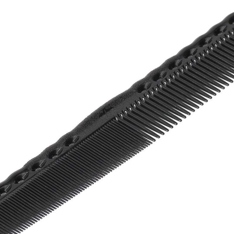 6pcs Carbon Fine Cutting Combs Salon Barber Plastic Hairdressing Flat