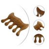 FOMIYES Scalp Oil Massage Tool Wooden Comb Scalp Massager 5