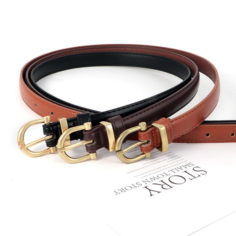 FDEETY Pack of 3 Women's Classic Plain Alloy Twist Lock