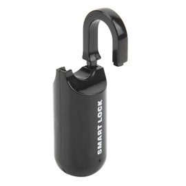 Candado con Huella Digital Cerradura Inteligente Sin Llave para Casillero Candado con Huella Digital Recargable para Casillero, Equipaje, Gimnasio, Maleta, Bolsas Y Caja(Negro)