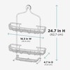 Zenna Home NeverRust Shower Caddy Hanging Bathroom Organizer, Aluminum Shower