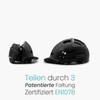 Overade Plixi Foldable Helmet for Bicycles, E-Scooter - Volume Divided