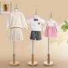 KTMANEQ Kid Dress Form Mannequin with Wood Stand for Clothes
