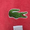 Lacoste New Lacoste Bath Towel 100% Cotton Loops Red 30x52