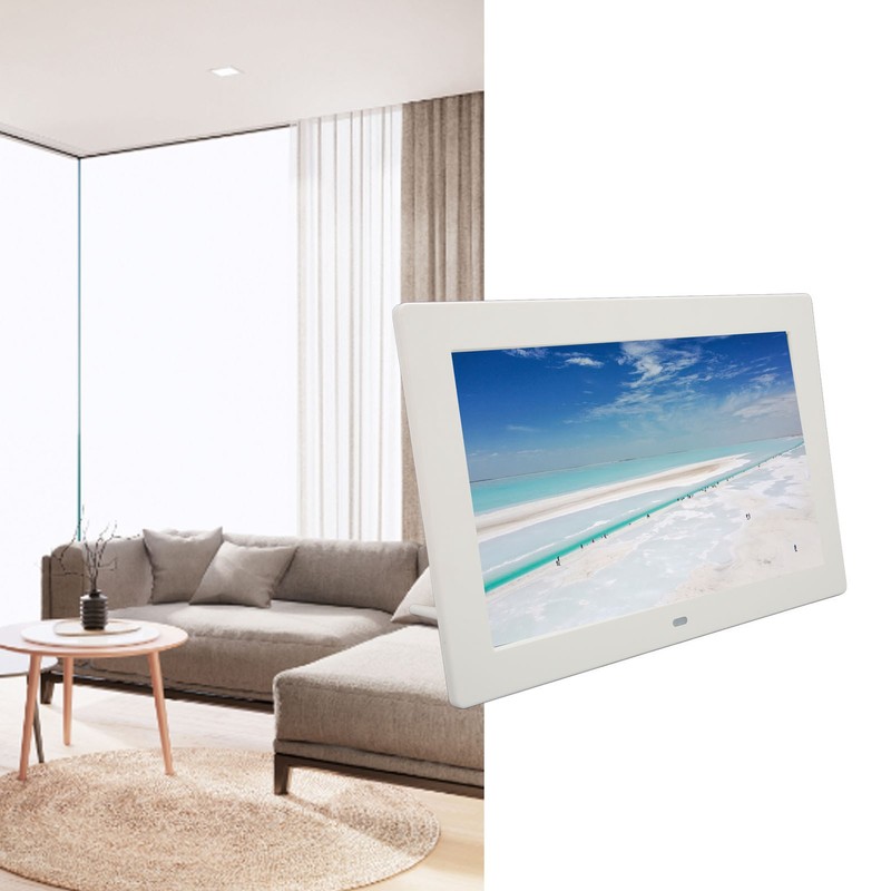 10 Inch Digital Photo Frame 1280x800 HD IPS Display Support