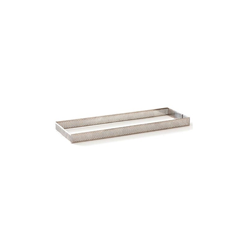 Decora 0064061 Rectangular Perforated Stainless Steel Baking Frame 10 x