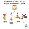 The FaucetLock | Heavy Duty Brass Construction | Prevents Water