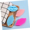 DOITOOL 3pcs Lip Exfoliator Brush Mini Face Scrubber for Deep