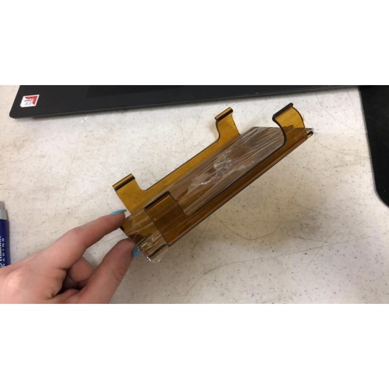 M.T.A LIGHT COVER YELLOW 6"