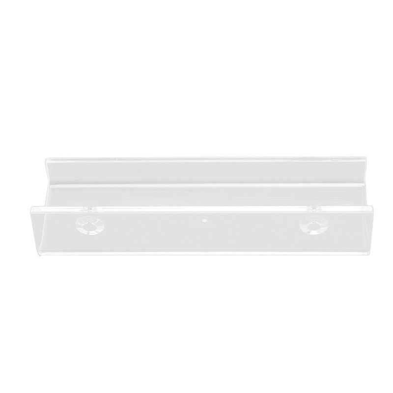 6 Pcs Acrylic Record Shelf Wall Mounted Clear Vinyl Record