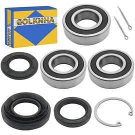 Rear Axle Wheel Bearing Kit with Seals Compatible with Honda Rancher 350 400 Foreman 400 450 500 Rubicon 500