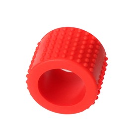 Milageto Body art Grip Cover Body art Pen Sleeve Accessory Resilient Machine Pen Cover Body Marking Handle Wrap, red