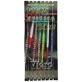 Shimoda Fishing Gear SIB-1117 Straight M Spear Squid Sabiki Vidro 4.3 inches (11 cm), 1 Tier, 7 Pieces, Sugo Arm Komase