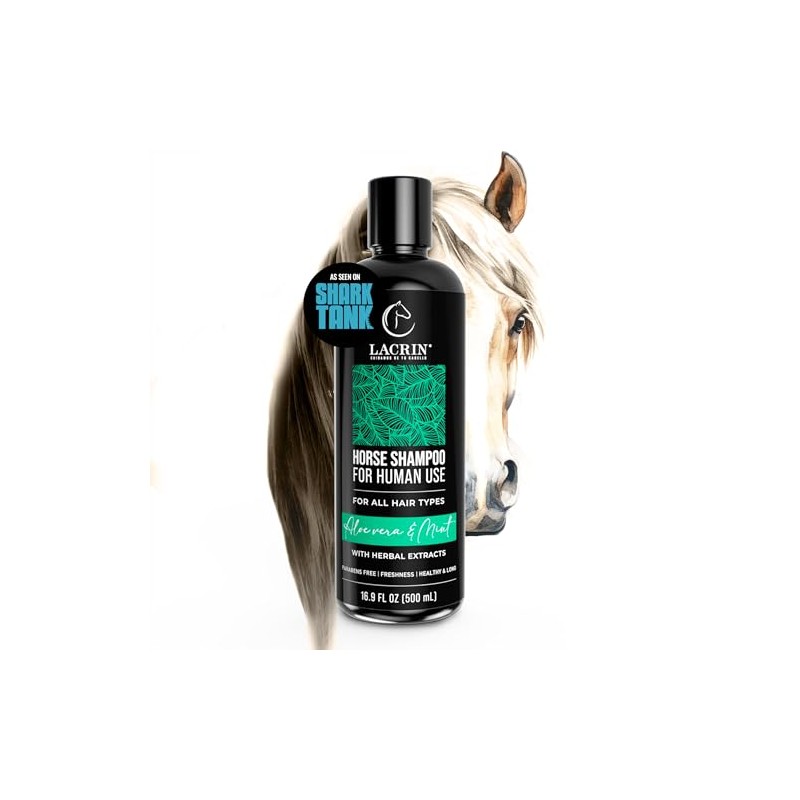 Lacrin Menta & Aloe Vera Champu de Caballo para Uso