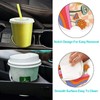 Car Coasters for Drinks Cup Holders Absorbent,4 Packs Ceramic Car