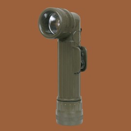 Fulton U.S MILITARY ISSUE ANGLE HEAD FLASHLIGHT FULTON MX-991/U OD GREEN U.S.A MADE NEW