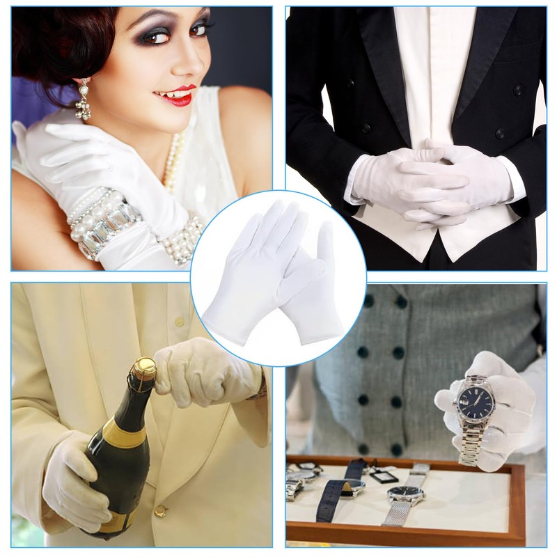 6-Piece Soft Cotton Gloves for Moisturizing, Hand Care, and Multi-Purpose