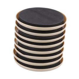 DOITOOL 8pcs Furniture Sliding Pad Floor Protector Mat Non Slip Furniture Sliders