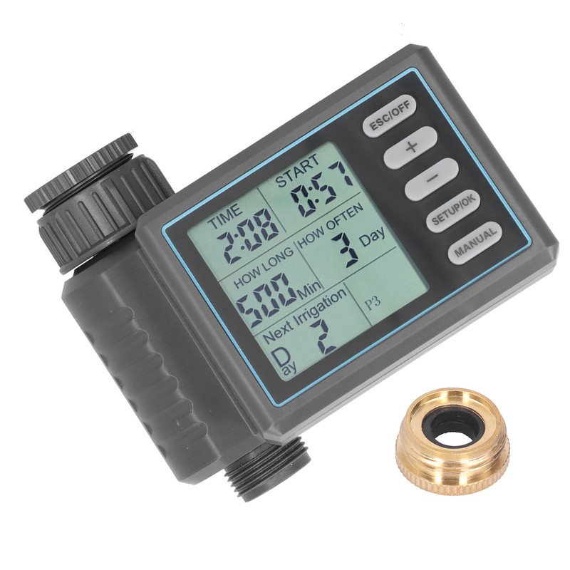 LCD Electronic Garden Digital Water Timer Watering Irrigation Controller with