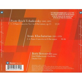 BORIS BEREZOVSKY / DMITRI LISS / URAL PHILHARMONIC ORCHESTRA TCHAIKOVSKY: PIANO