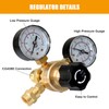 Vaphy Argon CO2 Regulator Gauges Gas Welding Regulators for MIG