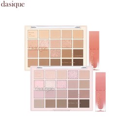 DASIQUE Mood Shadow Palette + Juicy Dewy Tint Set 2items [Color Atelier Collection], Palette#$%Tint:01 Warm Basic-21 Mauve Nude