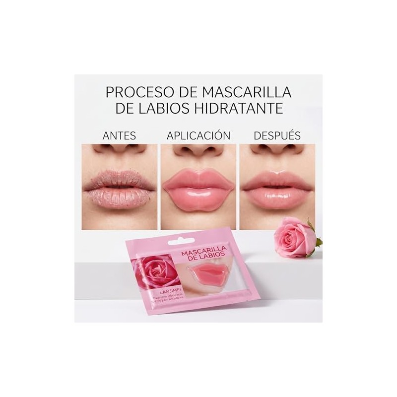 Pilaten Mascarilla Colageno Para Labios 10 Piezas Original