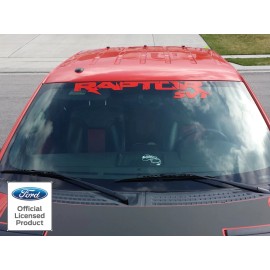 Rocky Mountain Graphics Ford Raptor F-150 Svt Windshield Banner Vinyl Decals Window Graphics 10-14 F150