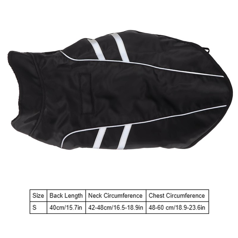 Dog Rain Jacket Lightweight Adjustable Waterproof Pet Poncho with Reflective