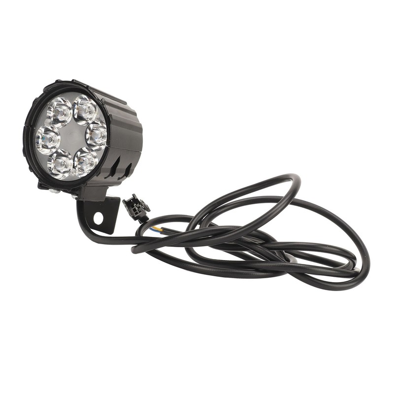 Cycling Horn Headlamp Waterproof 12‑72V Aluminum Electric Bike Front Light