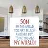 Schöne Geburtstagskarten Sohn – Sohn du bist meine Welt –